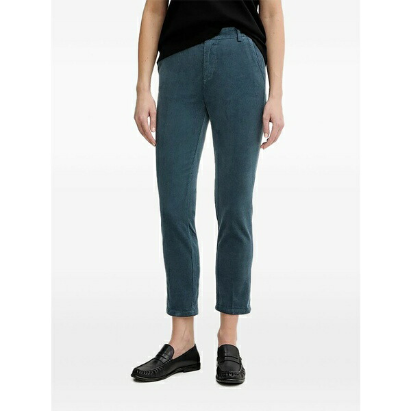 ベネトン  レディース 心地よいズボン下 ボトムス Corduroy trousers Blue