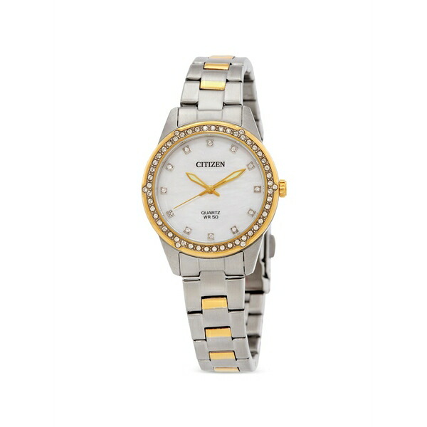 シチズンズ オブ 人間らしさ レディース ウォッチ 佩び物 Accent crystal-embellished 28粍 watch White