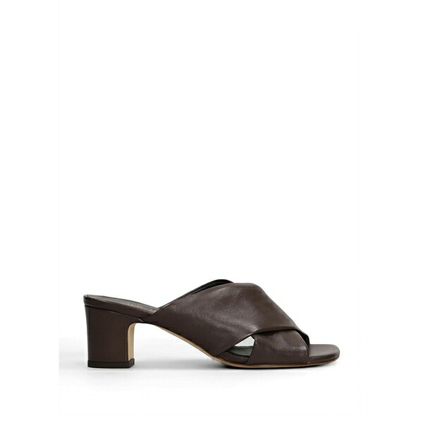 ジュリーディー レディース サンダル シューズ Crossover-strap mules Brown