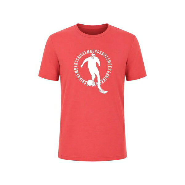 ビッケンバーグス メンズ ティーシャツ トップス Graphic-print t-shirt Red