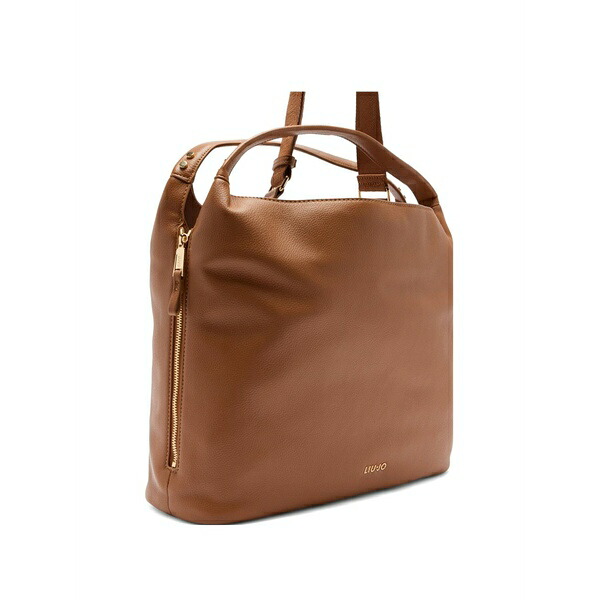 リュージョー レディース ショルダーバッグ バッグ Faux-fur shoulder bag Brown｜asty