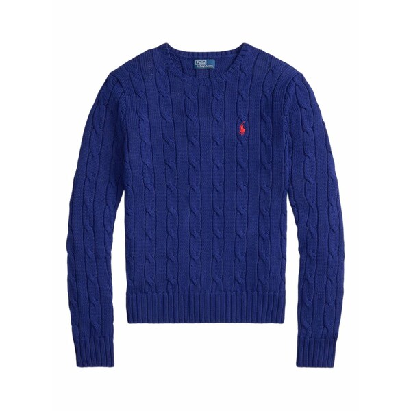 ラルフローレン レディース 編み物\u0026プルオーバー アウター Cable-knit sweater Blue