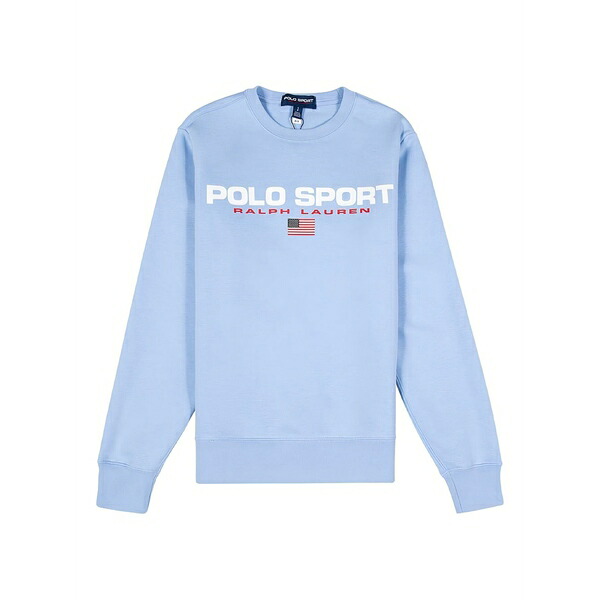 ラルフローレン メンズ パーカー・スウェットシャツ アウター Polo sport-print sweatshirt Blue
