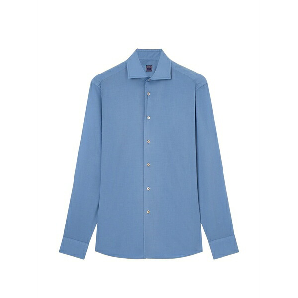 フェデーリ メンズ プルオーバー トップス Sean long-sleeve button-down shirt Blue