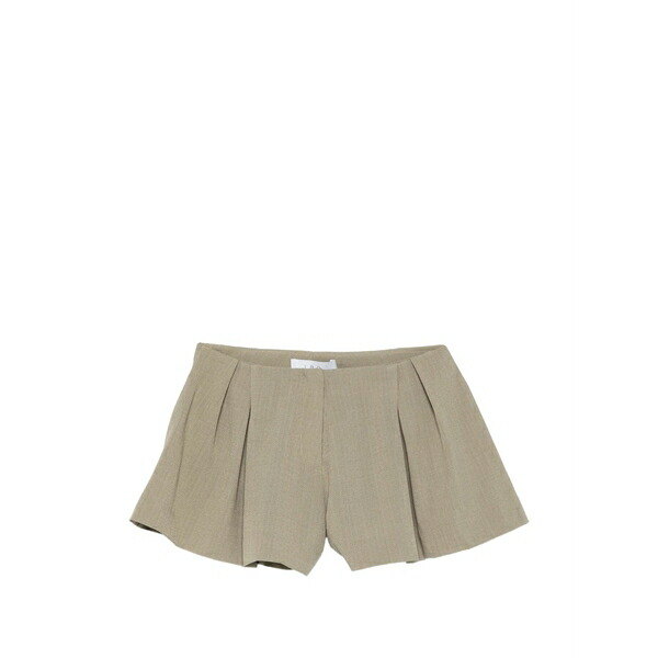 イロ レディース 心地好いズボン下 ボトムス Souty pleated shorts Neutrals