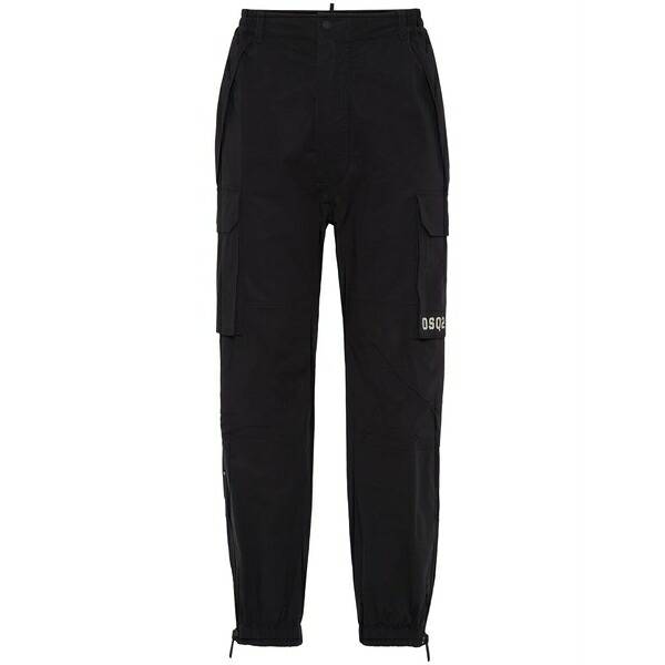 ディースクエアード メンズ 心地よいズボン下 ボトムス Cargo trousers  Black