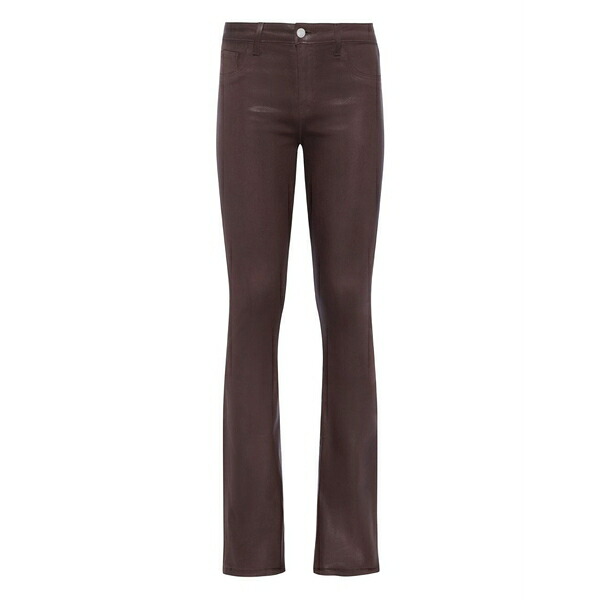 ラジャンス レディース ジーンズズボン下 ボトムス Selma coated bootcut jeans Brown