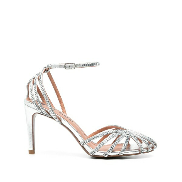 ビビロウ レディース パンプス シューズ 85粍 serabi pumps Silver