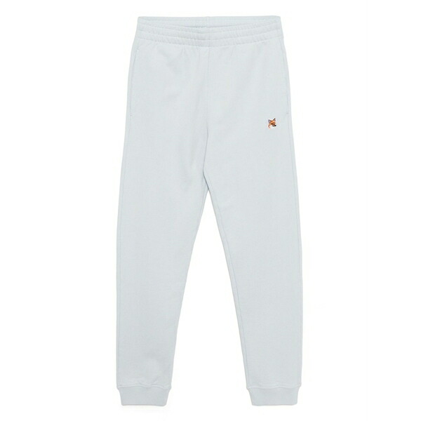 棲み家 狐狸 メンズ 心地よいズボン下 ボトムス Fox head patch jog pants Blue
