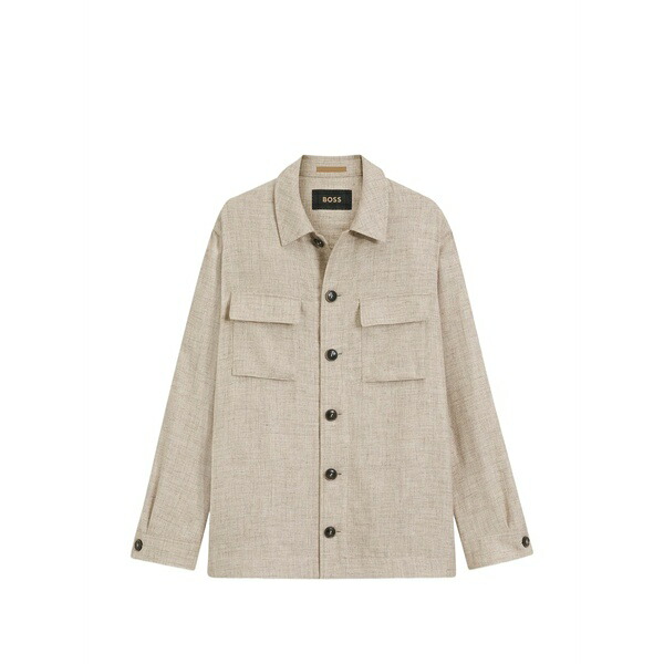 主任者 メンズ 上衣＆上衣 アウター Flap-pocket jacket Neutrals