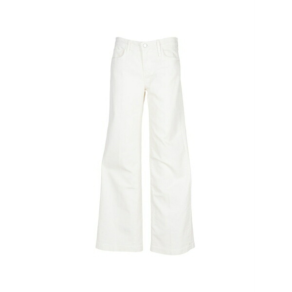 ラジャンス レディース ジーンズズボン下 ボトムス Joanne wide-leg jeans White