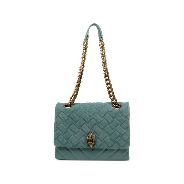 カートジェイガーロンドン レディース ショルダーバッグ 御徒面子 Kensington quilted leather shoulder bag Blue