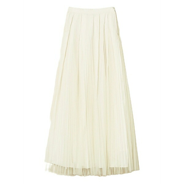 ツイン仕掛ける レディース スコート ボトムス Plisse maxi skirt Neutrals