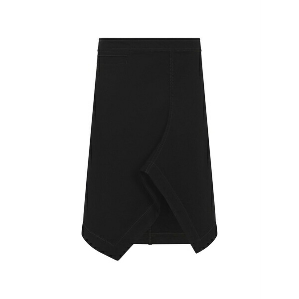 ルメール レディース スカート ボトムス Asymmetric panelled midi skirt Black|asty
