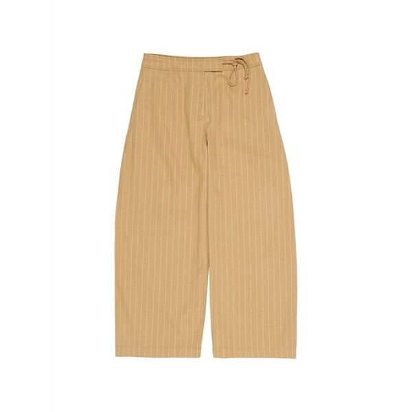 ビンバ イ ローラ レディース 心地好いズボン下 ボトムス Striped barrel trousers Neutrals