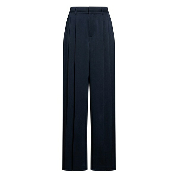 サンクアセプト レディース 心地好いズボン下 ボトムス Marne pleated trousers Blue