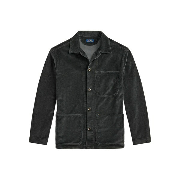 ラルフローレン メンズ 上衣＆上衣 アウター Corduroy long-sleeve jacket Grey