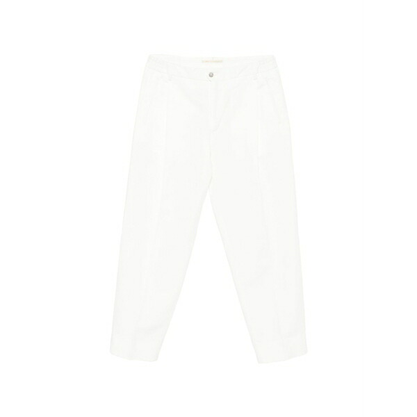 ブリ後押し 1949 メンズ 心地好いズボン下 ボトムス Pleated trousers White