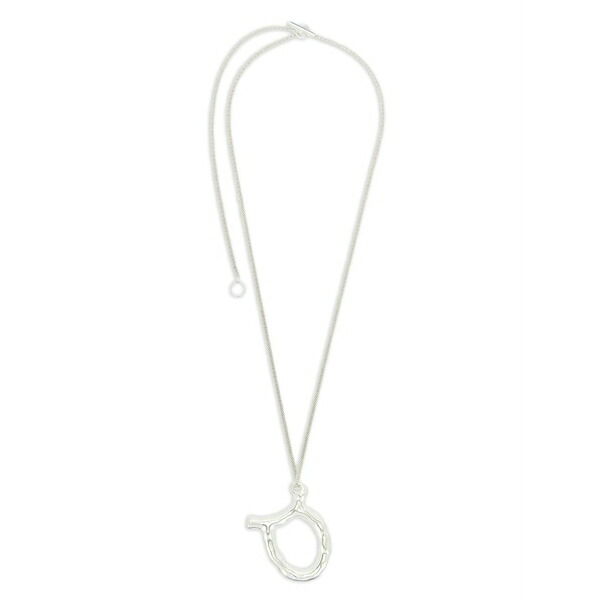 ジル・サンダー メンズ 頸飾り・チョー鉄道車両 添え物 Zodiac-pendant silver necklace Silver