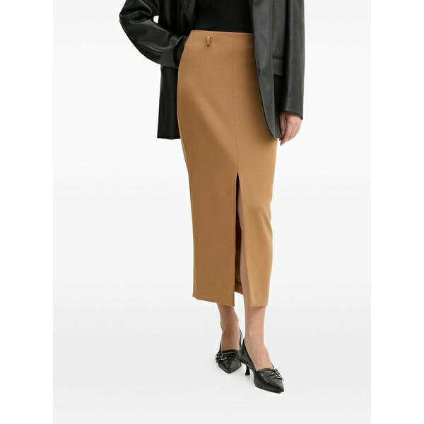 バッシュ レディース スコート ボトムス Slit skirt Brown