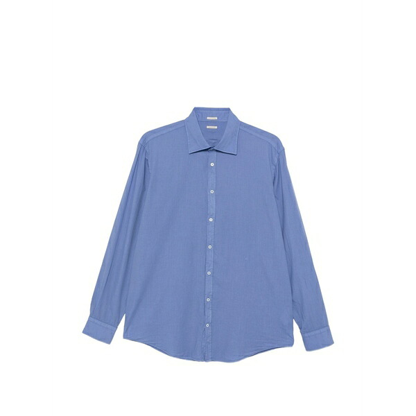 マッシモ アルバ メンズ プルオーバー トップス Tulip long-sleeve shirt Blue