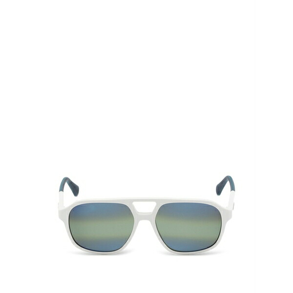ヴュアルネ メンズ サングラス・アイウェア アクセサリー Pilot sunglasses White|asty