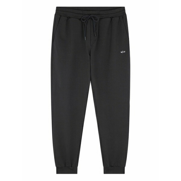 ポールアンドシャーク メンズ 心地好いズボン下 ボトムス Stretch fleece sport trousers Black