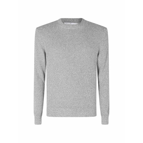グランサッソ メンズ 編み物\u0026プルオーバー アウター Marl-knit crew-neck sweater Grey