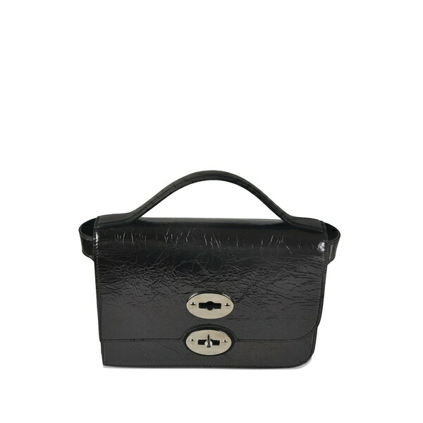 ザネラート レディース ショルダーバッグ 御徒面子 Postina shoulder bag  Black