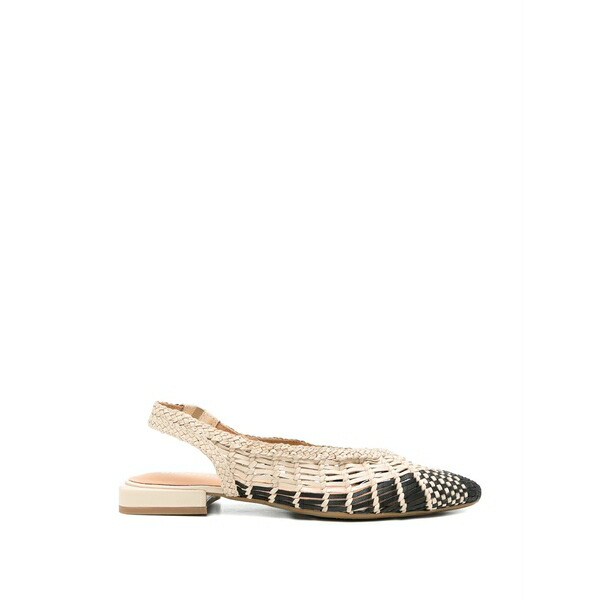 ジオセッポ レディース パンプス シューズ Magarini woven slingback pumps Neutrals