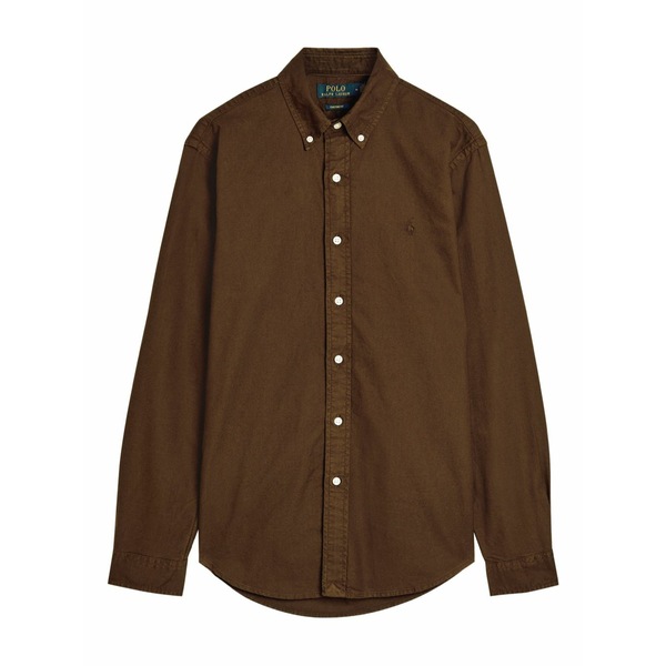ラルフローレン メンズ ティーシャツ トップス Buttoned shirt Brown