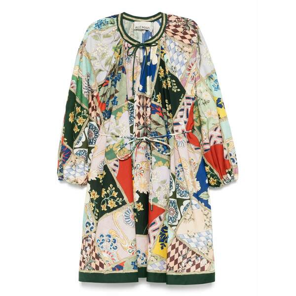 アレメ レディース 衣裳 トップス Bianca mini dress Green