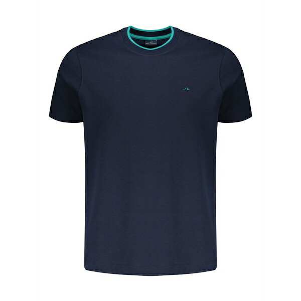ポールアンドシャーク メンズ ティーシャツ トップス Contrast-detail cotton t-shirt Blue