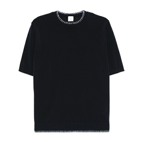イレブンティ メンズ プルオーバー トップス Crew neck t-shirt Blue
