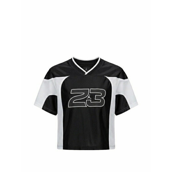 ナイキ レディース プルオーバー トップス Jordan logo-print t-shirt Black