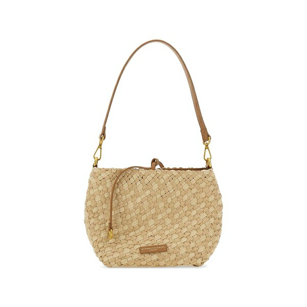 ジャンニ・キアリーニ レディース ショルダーバッグ 御徒面子 Mercy interwoven shoulder bag Neutrals