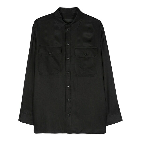 ニールバレット メンズ プルオーバー トップス Patch-pocket shirt Black