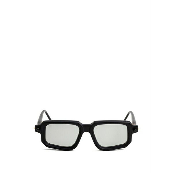 クボラウム メンズ サングラス・アイウェア アクセサリー P23 square-frame sunglasses Black|asty