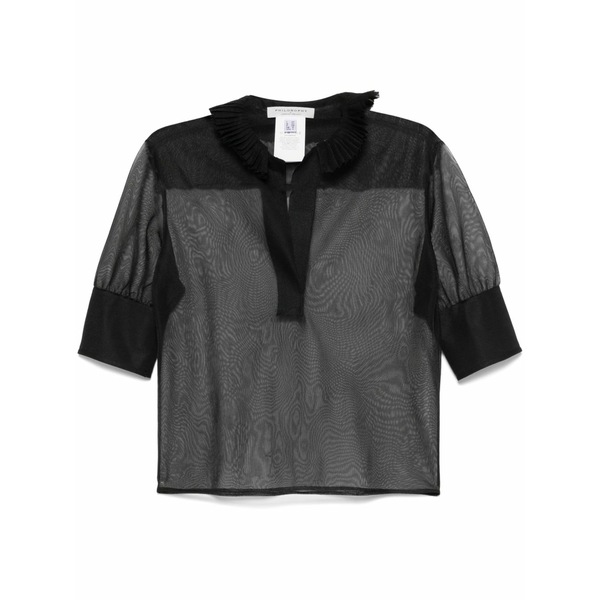 フィロソフィーデロレンゾセラフィーニ レディース Tシャツ トップス Sheer top Black｜asty 99,440円