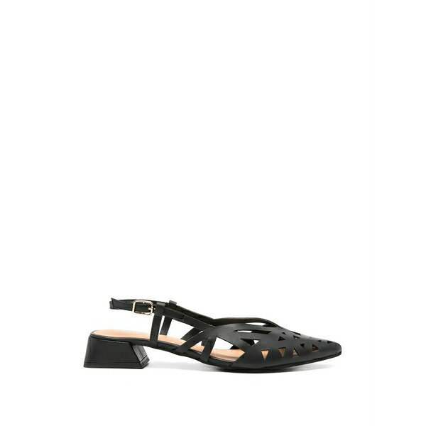 ジオセッポ レディース パンプス シューズ Cut-out slingback pumps Black
