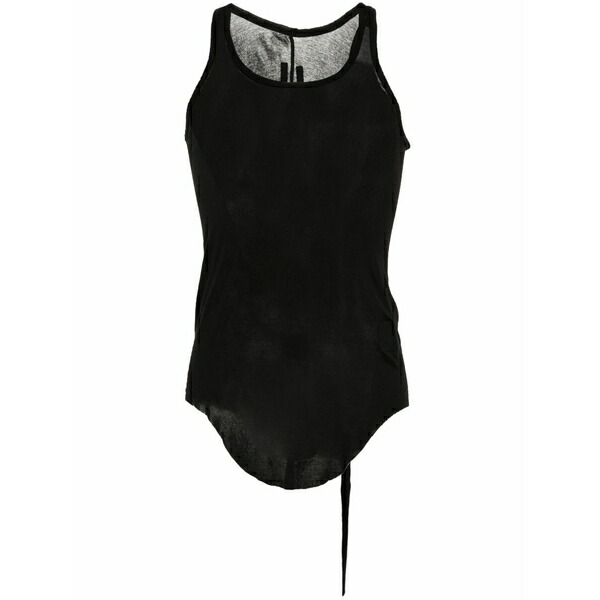 リックオウエンス メンズ ティーシャツ トップス Forever basic cotton tank top Black