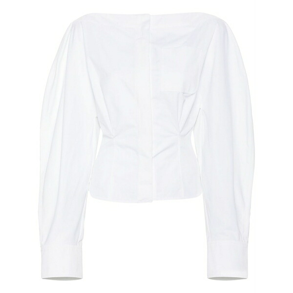 ジャクエムス レディース プルオーバー トップス The barco open-back shirt White