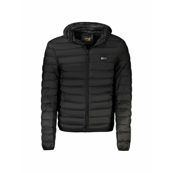 カヴァリ 位置付け/ロベルト・カバリ メンズ 上衣＆上衣 アウター Quilted hooded jacket Black