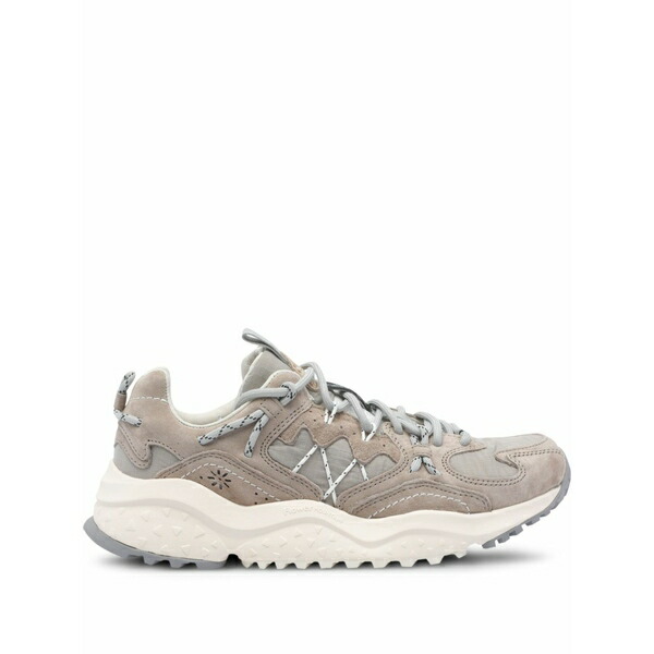 御花お山 メンズ スニーカー シューズ Suede leather sneakers Neutrals
