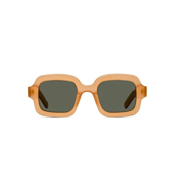 レトロスーパーフューチャー メンズ サングラス・アイウェア 付属物 Benz rounded-square sunglasses Brown