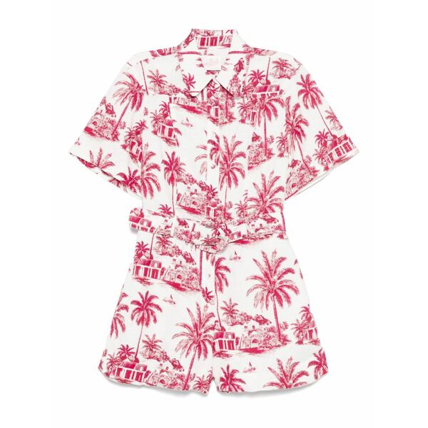 エムシーツーセイントバース レディース 衣裳 トップス Printed playsuit Red