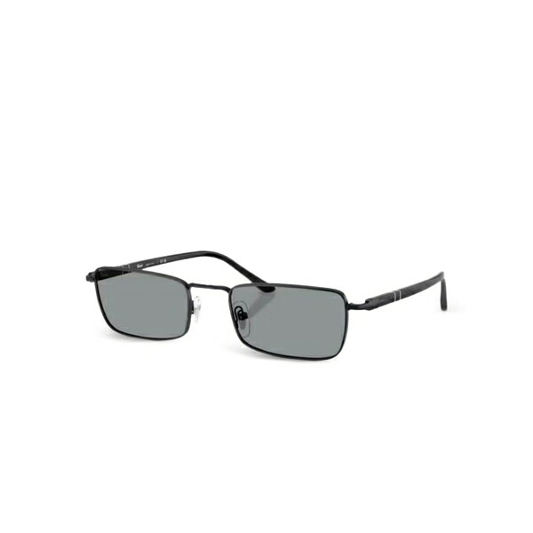 ペルソル メンズ サングラス・アイウェア 付属物 Rectangle-frame sunglasses Black