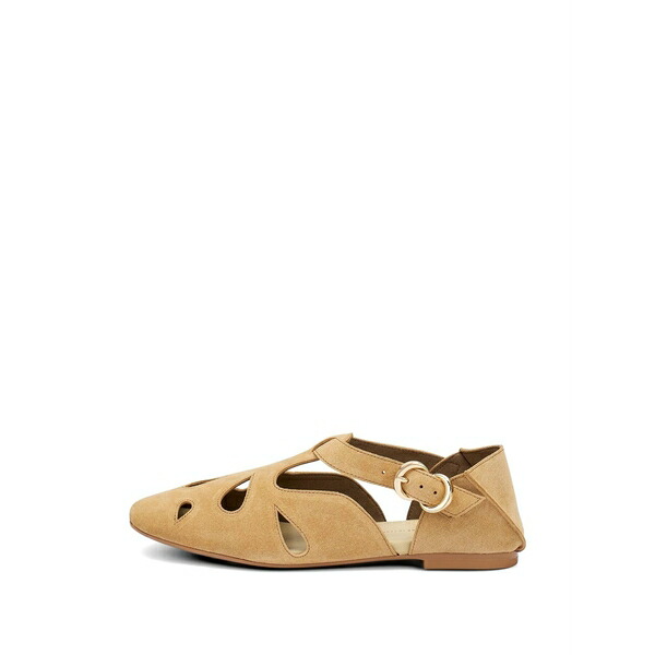 亭主もち レディース サンダル シューズ Cut-out sandals Neutrals