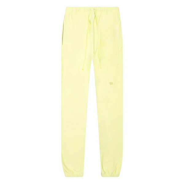 アドバイザリー ゲーム盤 クリスタルズ メンズ 心地好いズボン下 ボトムス Logo-patch track pants Yellow