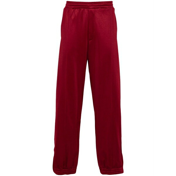 ウェールズ ボナー メンズ 心地よいズボン下 ボトムス Essence track pants Red